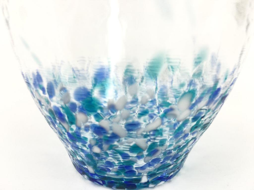 ADERIA Tsugaru Vidro Sake Hydrangea, изготовлено индивидуально, охлажденное саке, подарок на новоселье, небольшой подарок на пенсию, день рождения.