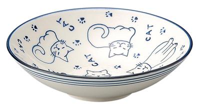 Повседневный глиняный горшок Banko Ware, плоская миска CAT 14256