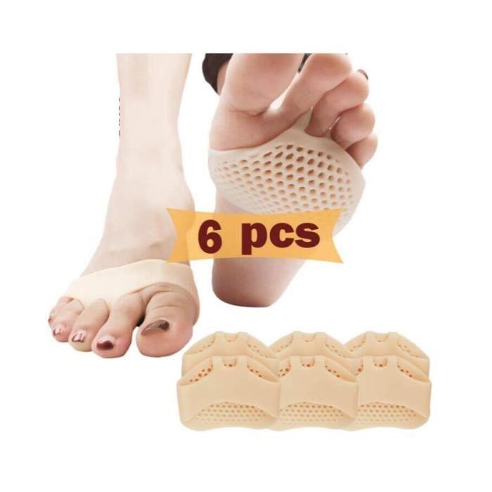 Coussinets Metatarsiens - Gel - Hypoallergénique - 6 PCS - Confortable et Protecteur