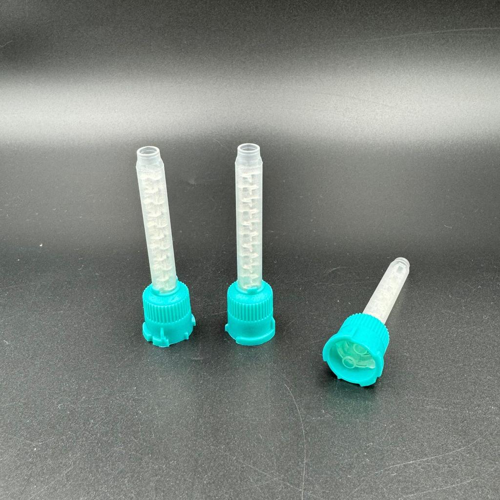 Силиконовый резиновый смешивающий тубус для стоматологических слепков с двойным смешивающим наконечником для светоотверждаемой смолы - Двухкомпонентный смешивающий наконечник