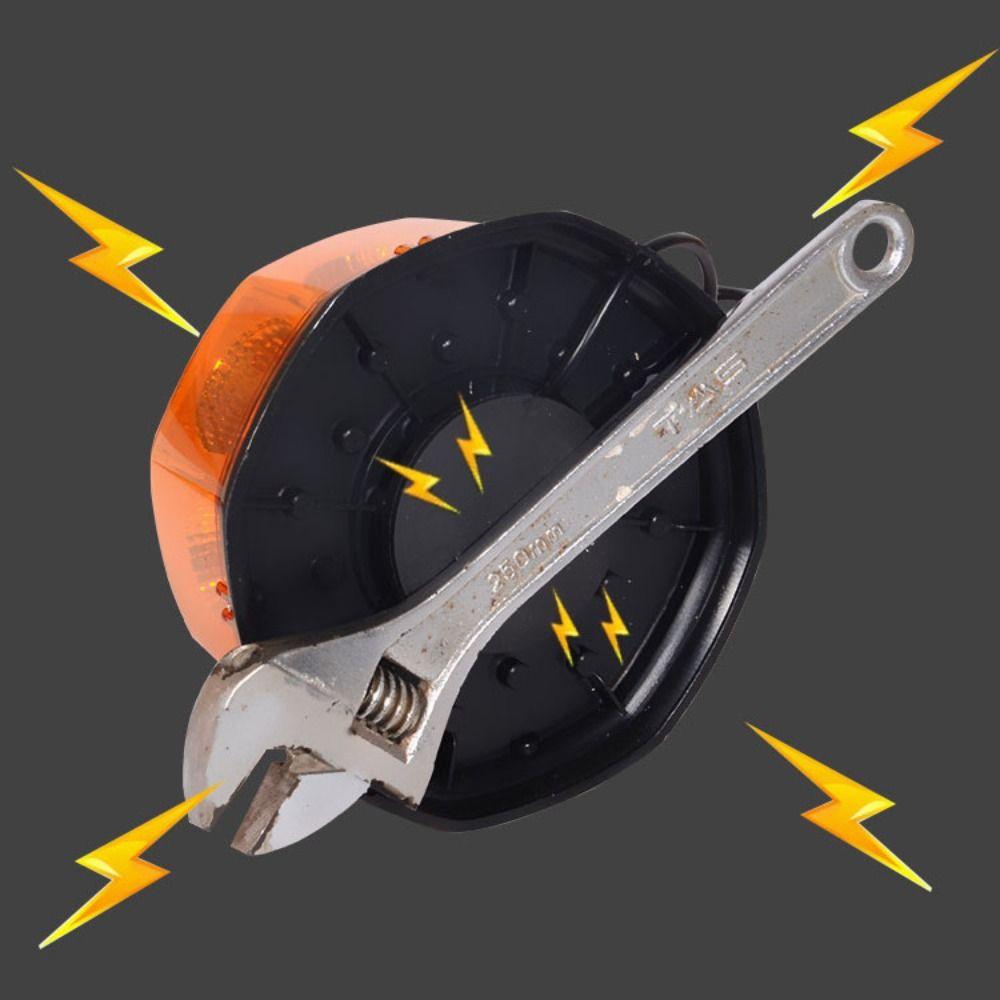 Multi-Mode Flash Magnetic Strobe Light Kit Dual Head Warning Flasher Emergency Rescue