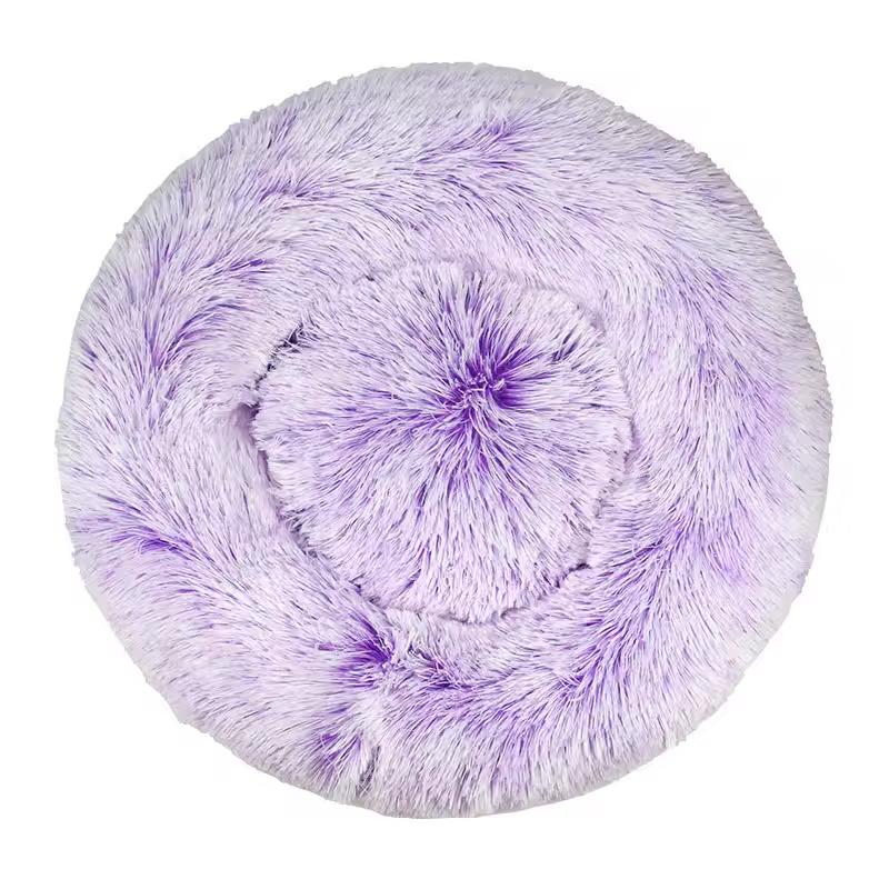 2021 Custom Modern Portable Cat & Dog Bed Indoor Eco-Friendly Fluffy Plush Soft Solid Pattern Camping Small Sizes
