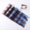 Scarf Women'S Winter Premium Mohair Black And White Plaid Scarf The Same Warm And Thickened Scarf
