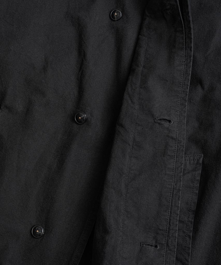 BEHEAVYER Dyed C/L Rover Coat Black