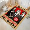 Nirvana MTV Unplugged 1993 Poster Print Design Non-slip rug suitable for living room and bedroom sofas sofas