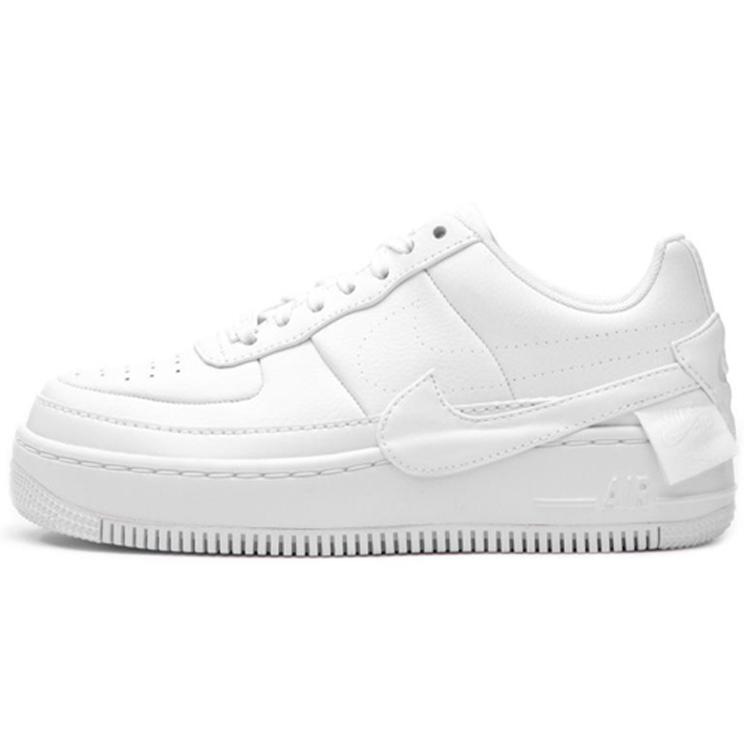 Nike Womens Air Force 1 Jester XX 'Triple White' (women's sizes) White / White-White Skateboard Shoes AO1220 101