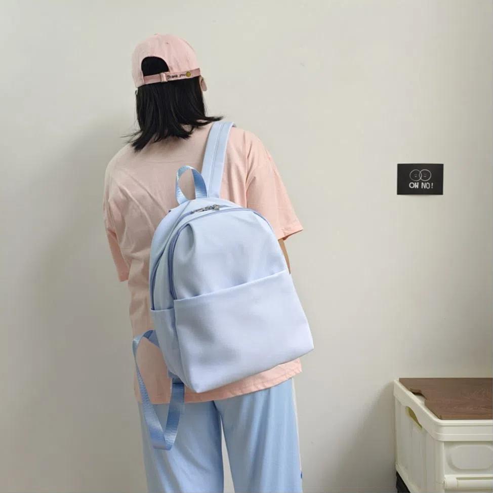 Однотонный женский рюкзак большой емкости для ноутбука портативный рюкзак для отдыха и путешествий