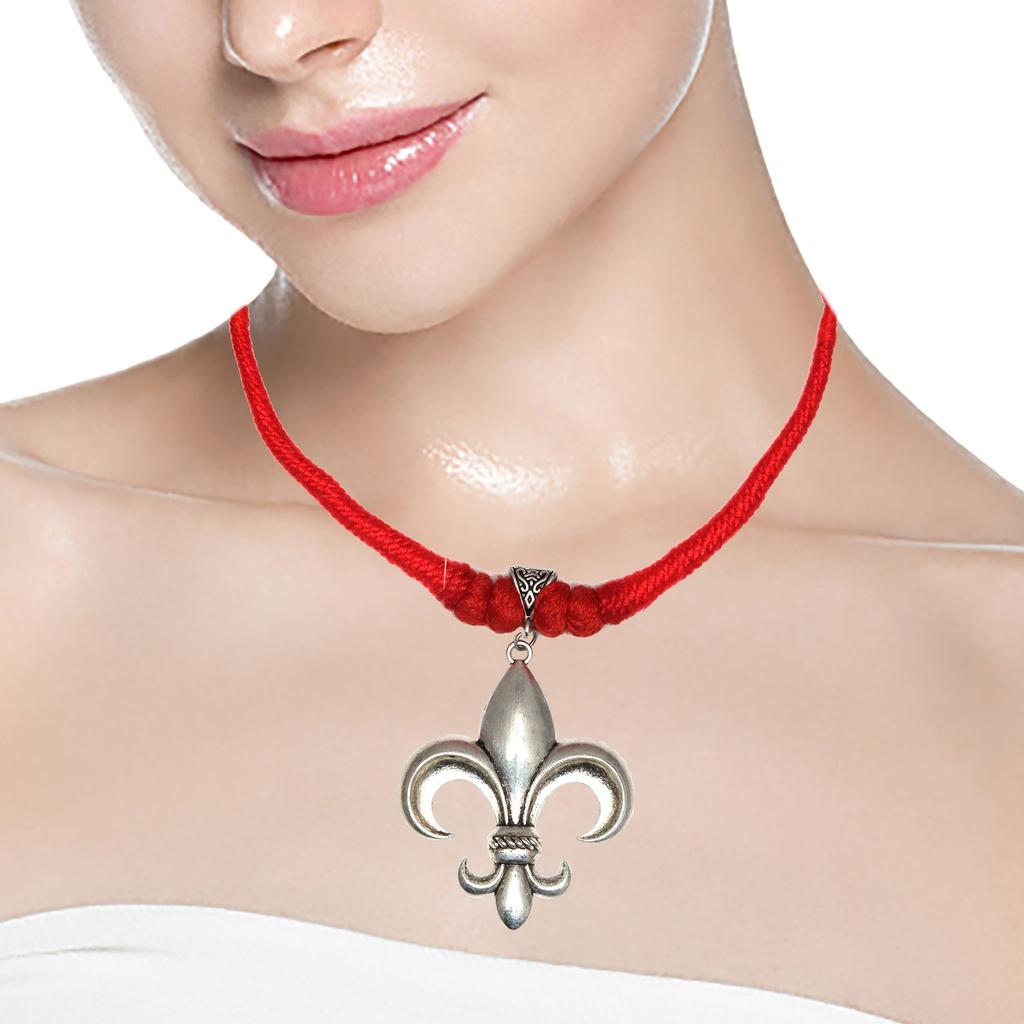 Серебряное ожерелье Trisul ко Дню матери с плетением из макраме, 20 дюймов