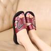 2024 Women Slippers Shoes Genuine Leather Casual Slides Women Summer Shoes Retro Solid Mother Shoes Wedges Flip Flops