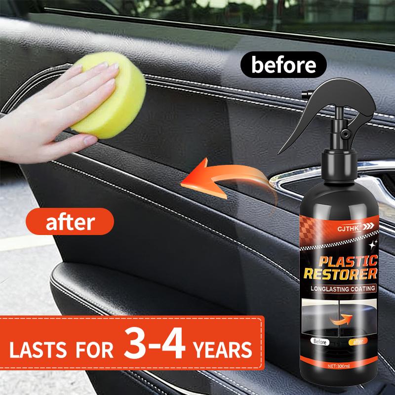 Car Plastic Restorer Back To Black Gloss Plastic Renovator Longlasting Coating Leather Restore Auto Polish Cleaning Products