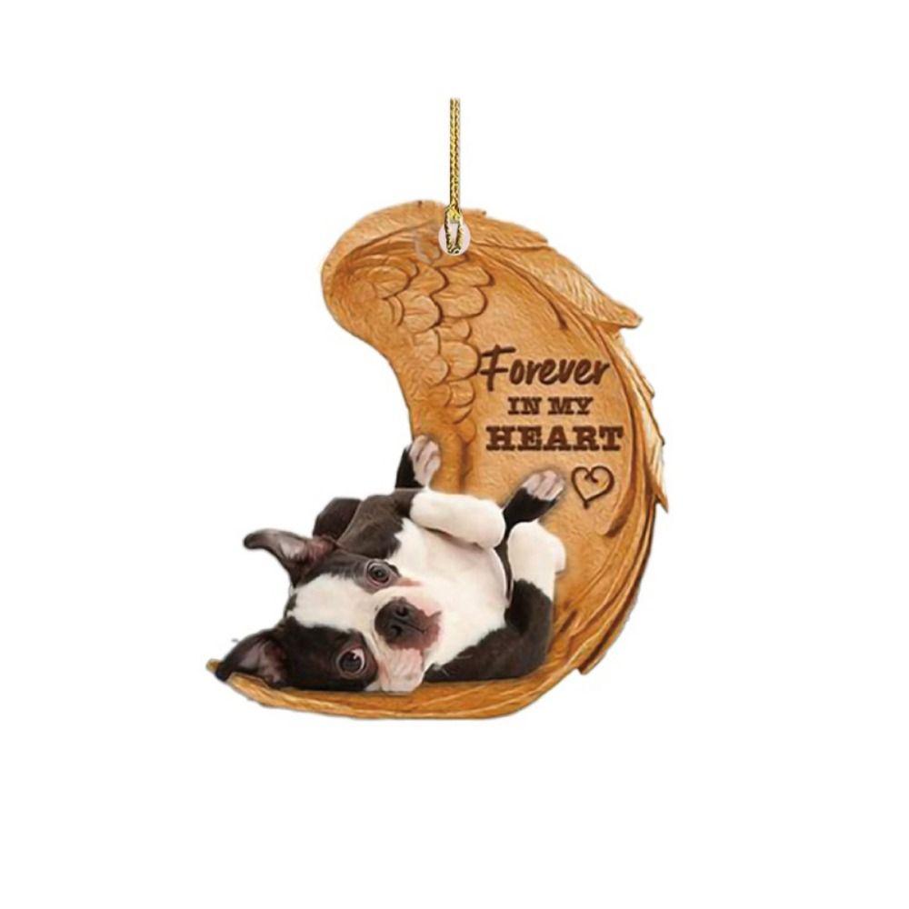 Подвесные украшения для собак 2D Подвеска для собак в машину Брелки для собак Брелок для собак в машину