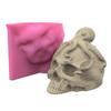 Орнамент Череп Осьминога 3D Форма для Свечей Мыла DIY Форма для Эпоксидной Смолы для Свечей Ручной Работы Формы для Ароматического Воска Мыла для Украшений