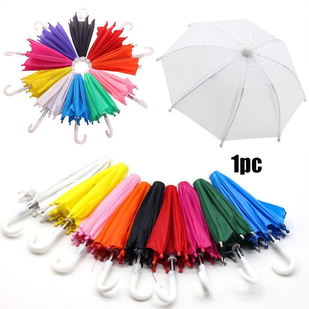 Style American Doll Accessories Colorful Rain Gear Toy Umbrella Doll Embellishment Mini Umbrella