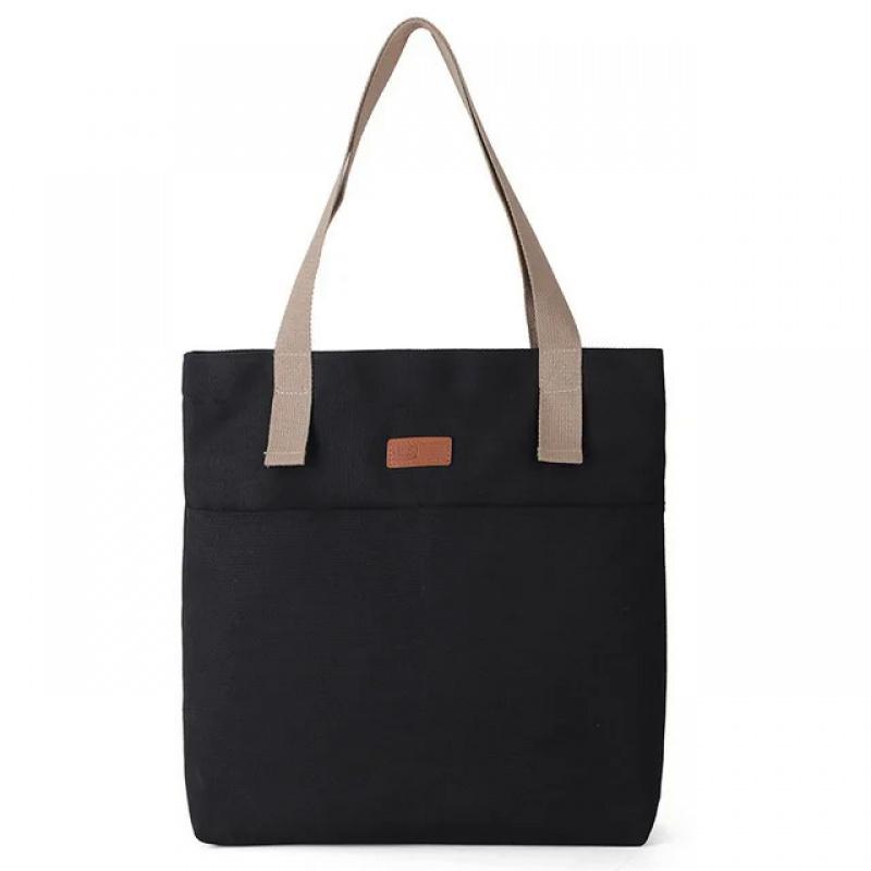 Women's Tote Bag Canvas Sewing Thread Large Capacity Advanced Sense Handbag Convenient Practical Female's Commuter Bag