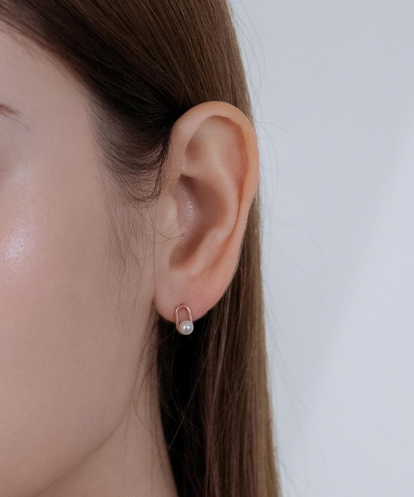 Mcel 14K Bellian Pearl Ring Earrings