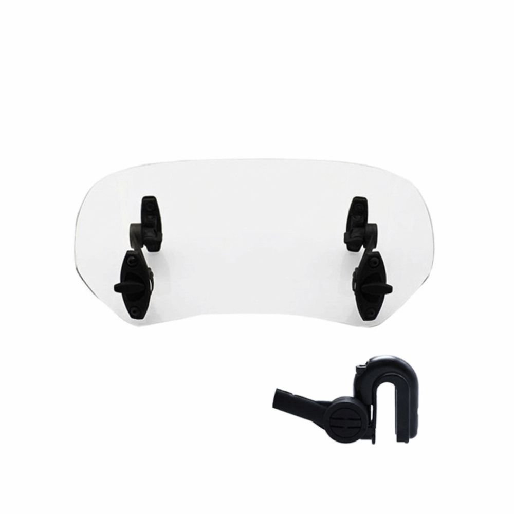 Adjustable Angle Windshield Extension PC Plastic Motorcycle Wind Screen Motorcycle