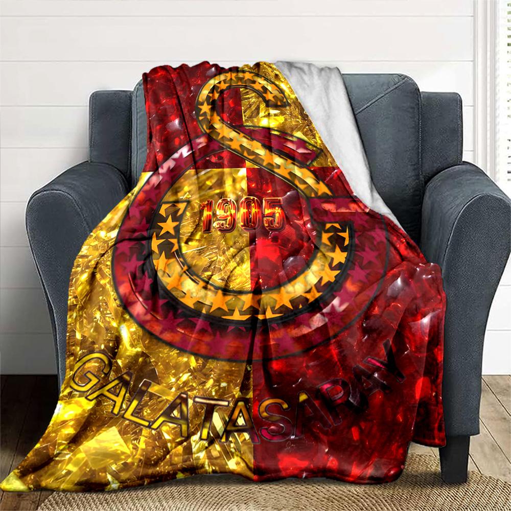 Aslanlar Gs Blanket Comfortable Suitable for Seaside Bed Office Chair for All Seasons Warmthful Decor Unique Gift for Family and Friends Camping