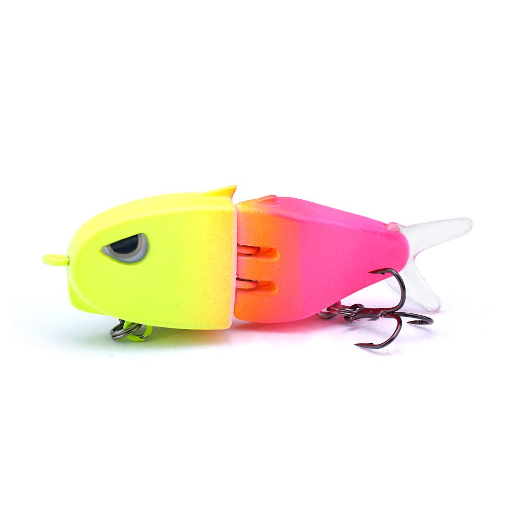 60мм Составной Свимбейт Крэнкбейт Рыболовная Приманка Реалистичная Многосекционная Жесткая Приманка для Щуки Окуня Окуня Воблер Рыболовные Снасти