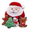 Рождественский Санта плюшевая игрушка рождественские украшения для квартиры дома