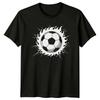 Flaming Soccer Ball TShirt Sports Graphic Soccer Birthday Gift For Him And Her