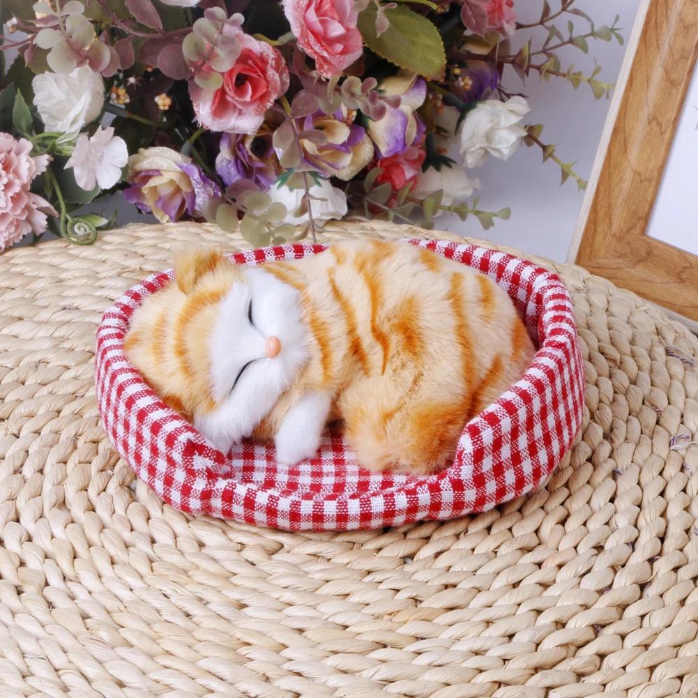 Игрушка из искусственного меха Морская свинка Кошка Животное Плюшевая набивная кукла Хомяк Плюшевая игрушка Мягкая фигурка животного В подарок на день рождения