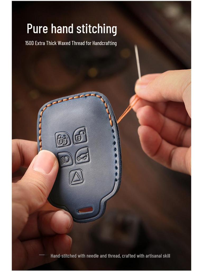 Премиальный кожаный чехол для ключей Porsche: Подходит для Panamera, Macan, Cayenne, 718, 911, Taycan