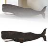Coastal Whale Wall Decor – Rustic Ocean-Themed Wall Art For Living Room Home Display