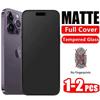 1/2 шт. Матовое закаленное стекло для iPhone 15 14 12 11 13 Pro Max Матовые защитные стекла для экрана для iPhone 11 12 13 14 15 Plus Стекло Fil
