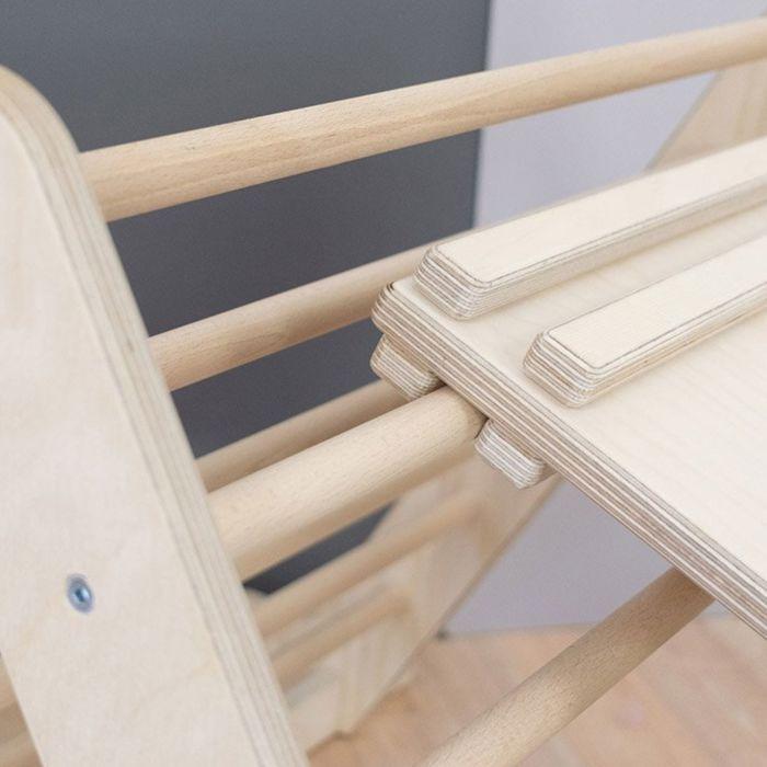 Jeu d'équilibre et motricité PIKY - bois naturel et couleurs chaudes