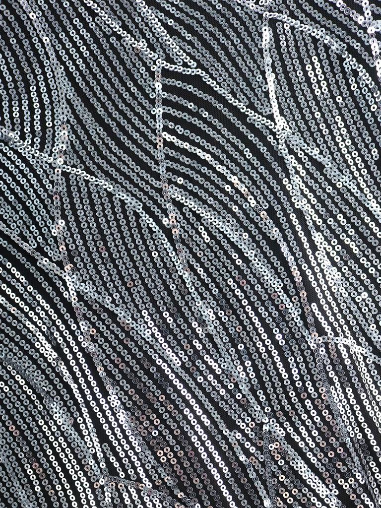 AOMEI Платья с пайетками для женщин, элегантное вечернее платье на одно плечо с оборками и сетчатыми рукавами, макси-платье с высокой талией, вечернее коктейльное платье класса люкс