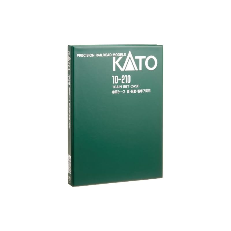 Кейс для моделей поездов KATO N-масштаба A, для 7 электровозов, тепловозов и пассажирских вагонов, 10-210, принадлежности для моделей железных дорог.