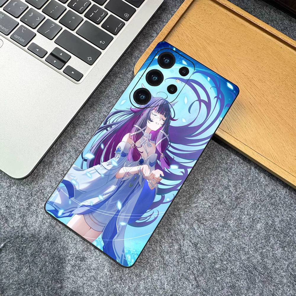 Чехол для телефона Genshin Impact Коломбина Для Samsung S 24 fe 25 Ultra plus 20 lite 21 30 22 23 24 22 Ultra 5G Fundas