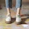 Модные ретро-туфли в британском стиле из натуральной кожи для женщин 2024 года, новые осенние универсальные туфли на одинарной платформе в стиле минимализма для женщин Мэри Джейн