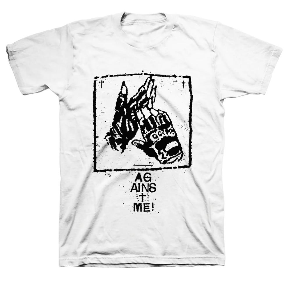 Hot Popular Against Me! Band White T-Shirt Cotton S-234XL Unisex T-Shirt