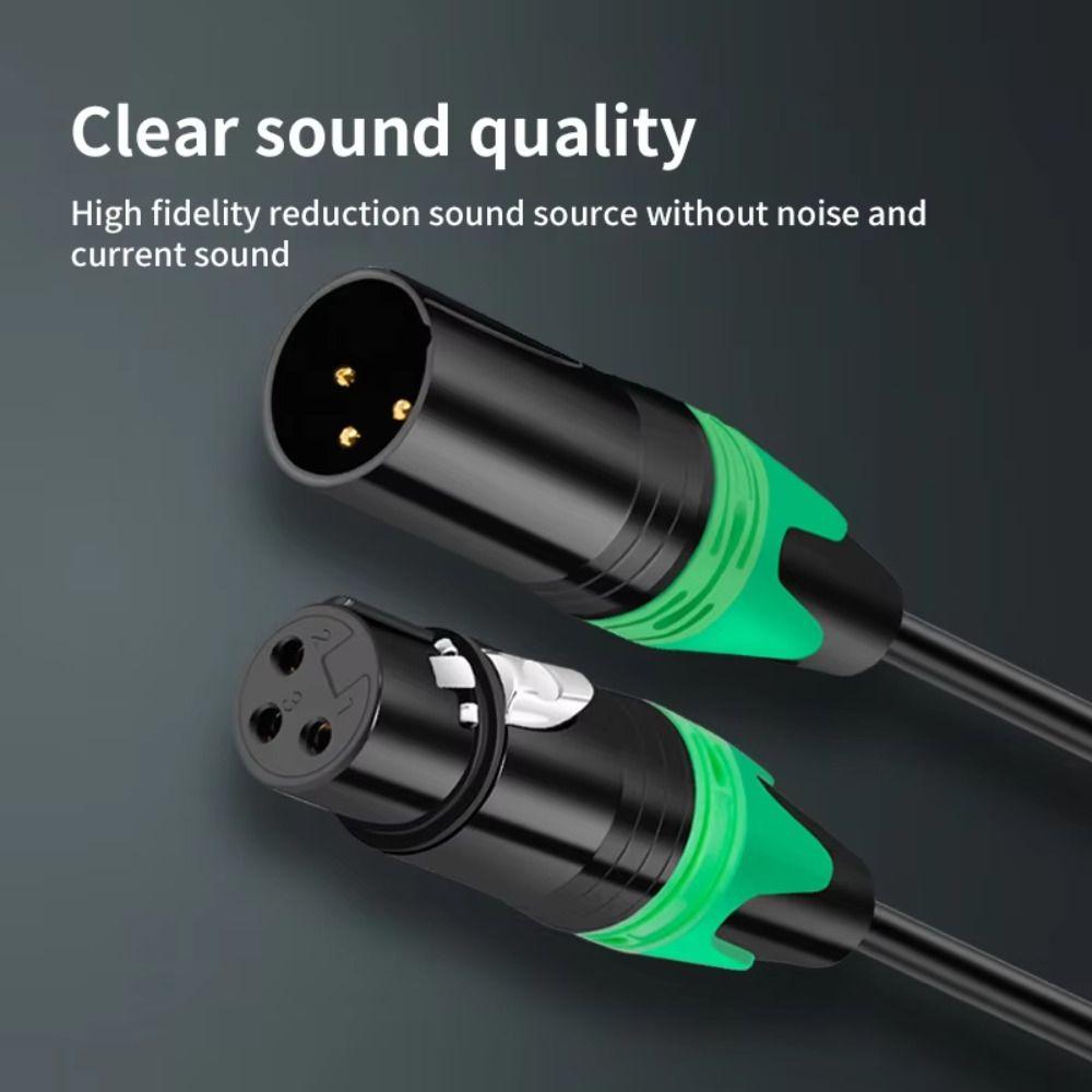 3 Pin XLR Audio Cable Male To Female XLR Audio Line Amplifiers Extension Cable Microphone