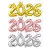 Воздушный шар 2026 Цифровые шары Рождественское украшение для дома Navidad Новогодняя вечеринка 2026 Декор Новогодние принадлежности для вечеринки