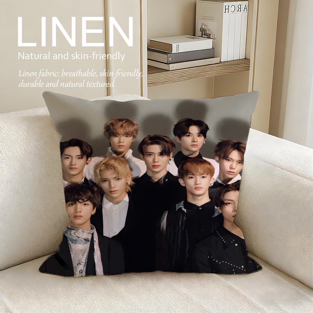 Music NCT Cushion Cover Pillowcase Set Pcs x x Breathable Washable Sofa Cushion Cover