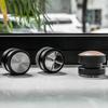 Adjustable Depth Self-leveling Coffee Tamper Wood Cap Espresso Machine Accessories  Barista