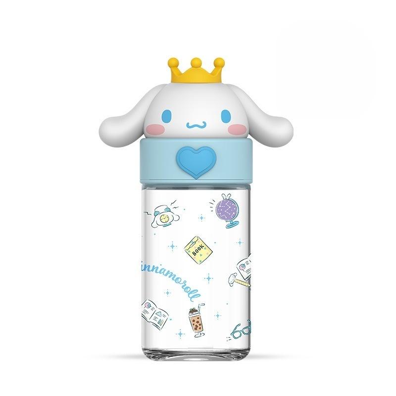 Милая стеклянная бутылка для воды Sanrio Kuromi Cinnamoroll, высококачественная кружка с мультяшной тематикой