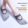 Women's Non-Slip Yoga Socks with Five-Finger Grip and Split Toe Design