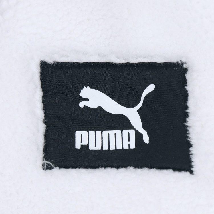 Puma Мужские бархатные пиджаки Белые с воротником-стойкой Утепленные 848418-02