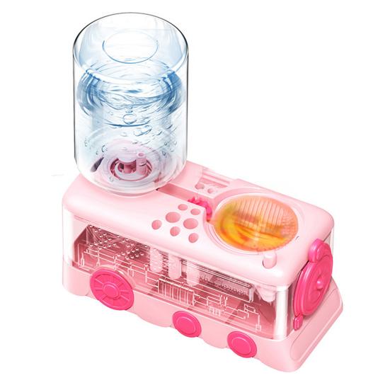 Очиститель кистей с поддоном для краски, циркуляцией воды, ополаскиватель для кистей с держателем для кистей, бутылка для воды 400 мл, дизайн поезда, инструмент для чистки кистей для рисования, подарок