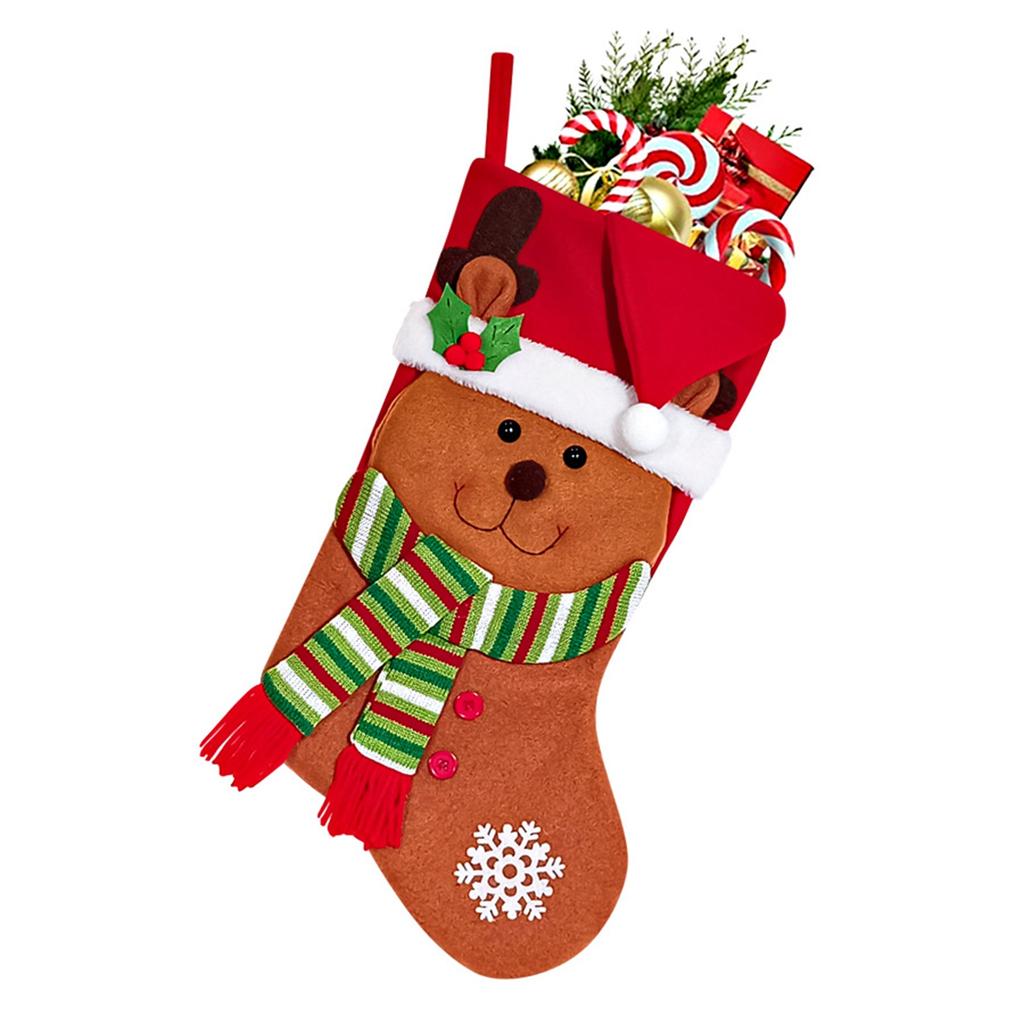 Рождественский домик Рождественская фигурка Чулки Рождественские чулки Старик Снеговик Рождественский костюм Украшение на елку Подвеска Подарочный пакет