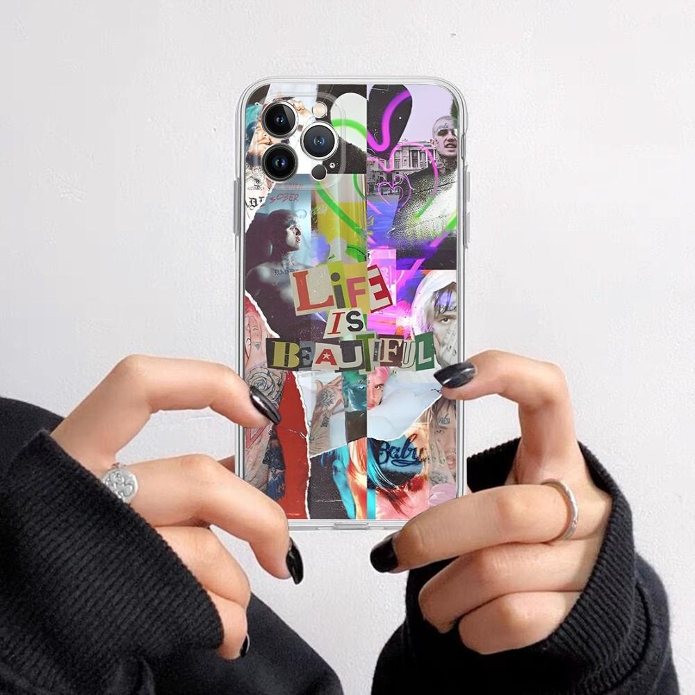 Чехол для телефона Lil Peep для iPhone 16 15 8 7 6 6S Plus X SE XR XS 14 11 12 13 Mini Pro Max