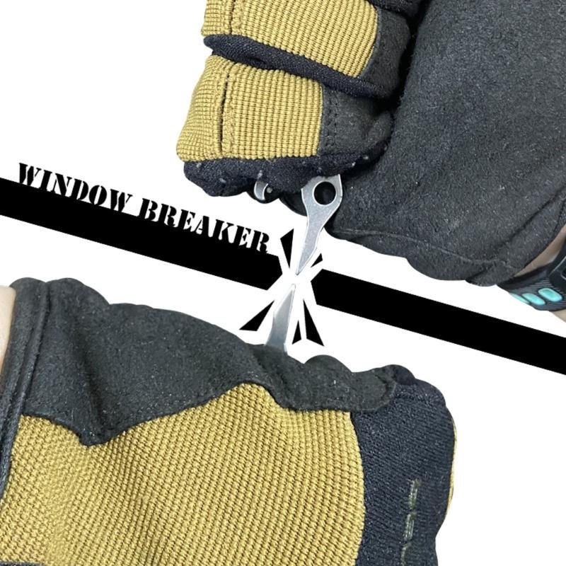 Маленький Лом Гаечный Ключ Портативный Многофункциональный Открывалка для Бутылок Стеклобой Туристический Инструмент для Кемпинга Простой в Использовании