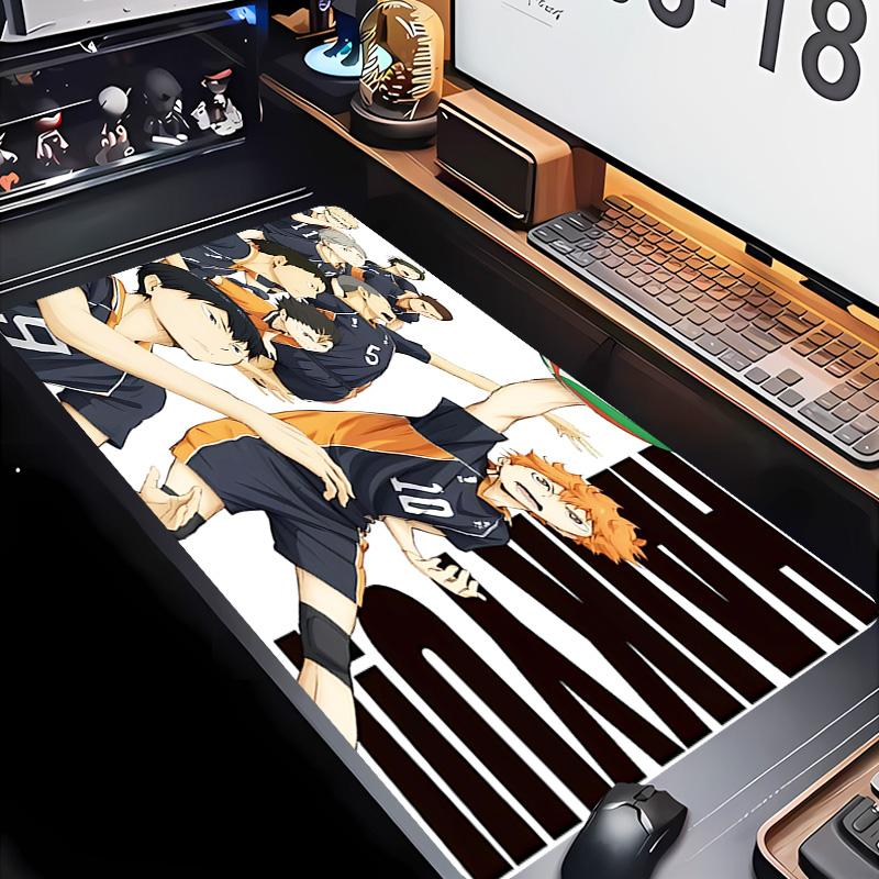 Haikyu Theme Premium Non-slip Mouse Pad with Stitched Edges,Durable Rubber Material,for Desktop & Gaming Great Gifts