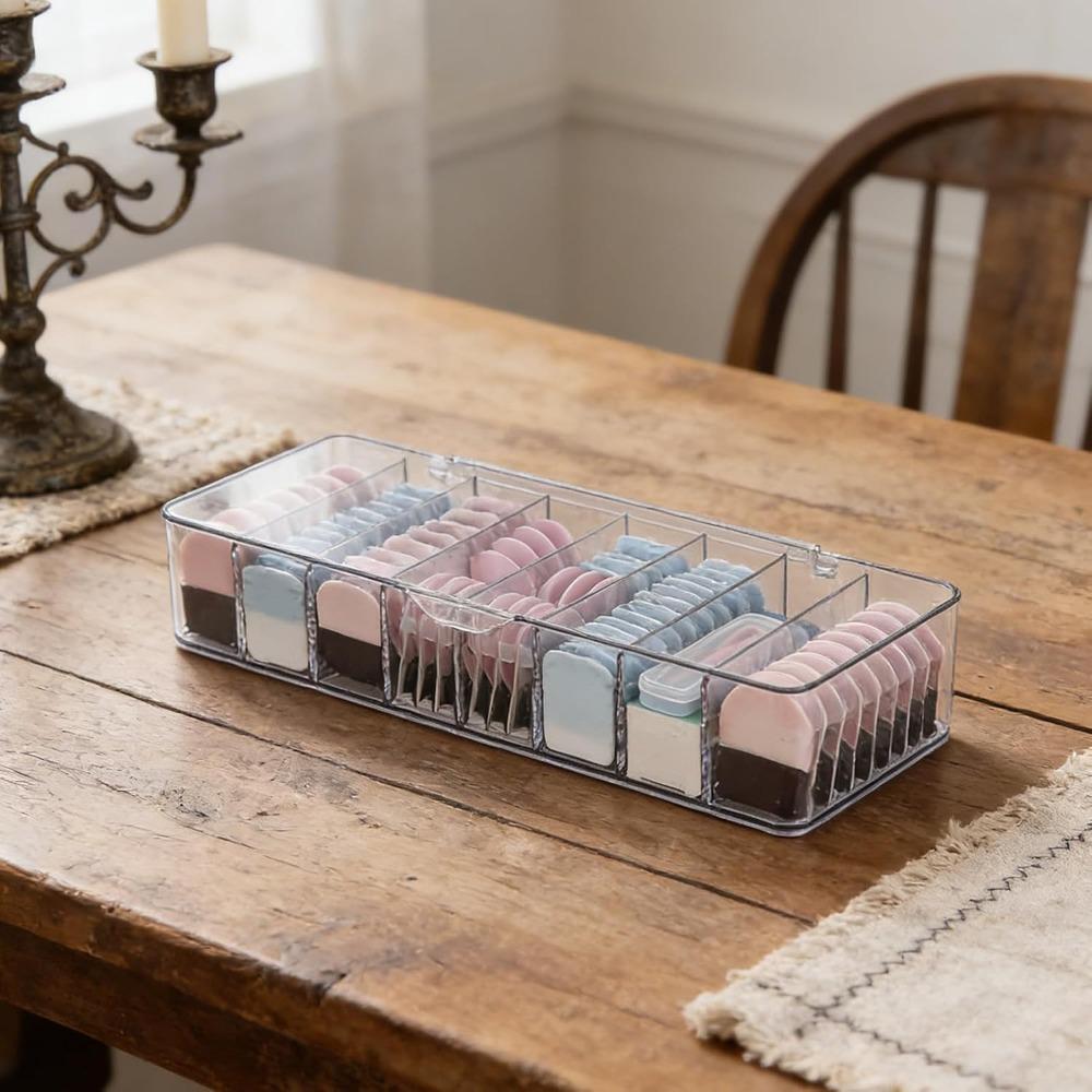 Large Capacity Eye Decorative Lens Storage Box Dustproof Lid Eye Decorative Lens Holder Bathroom