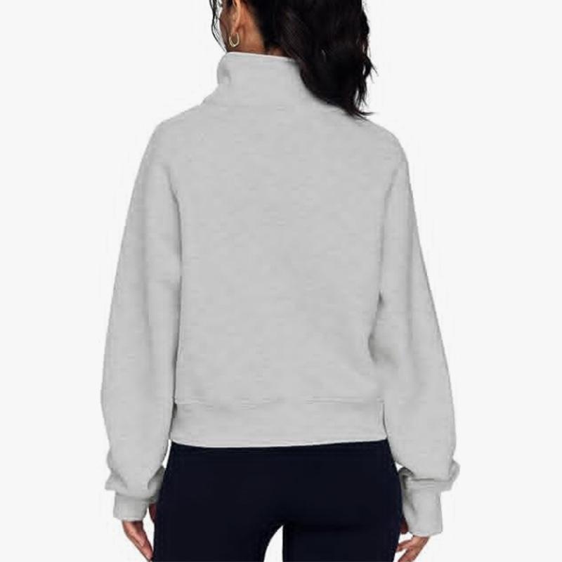 Women's Plus Size Autumn and Winter Loose Jacket Zipper Long Sleeve Sweatshirt