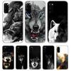 Чехол для телефона Cool Wolf Art для Samsung Galaxy S9 S10 Plus S10E S20FE A71 A51 A21S из прозрачного силикона