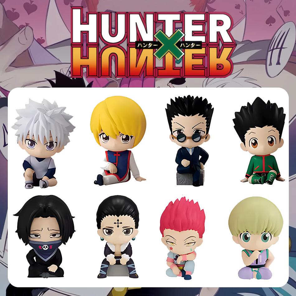 Аниме Фигурка Фигурка Killua Zoldyck Kurapika Фигурка Hisoka Фигурка Feitan Мини Модель Куклы Игрушка Подарки